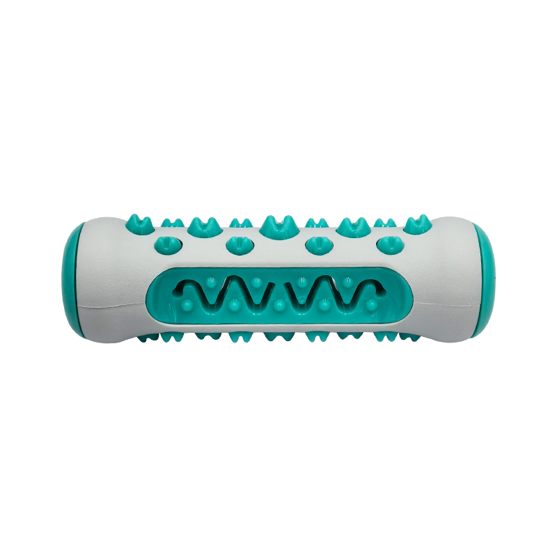 Canem Flexilis masticando toy